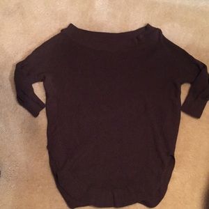 Express boat neck tunic sweater